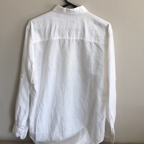 Perry Ellis linen shirt - Picture 3 of 5